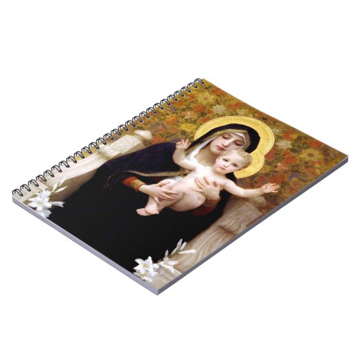 Die Jungfrau der Lilien (La Vierge au Lys) Notizblock (Linke Seite)