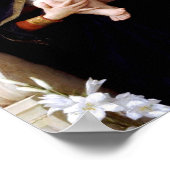 Die Jungfrau der Lilien (La Vierge au Lys) Poster (Ecke)