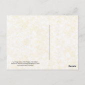 Die Jungfrau der Lilien (La Vierge au Lys) Postkarte (Rückseite)