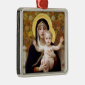 Die Jungfrau der Lilien - Ornament Aus Metall (Rechts)