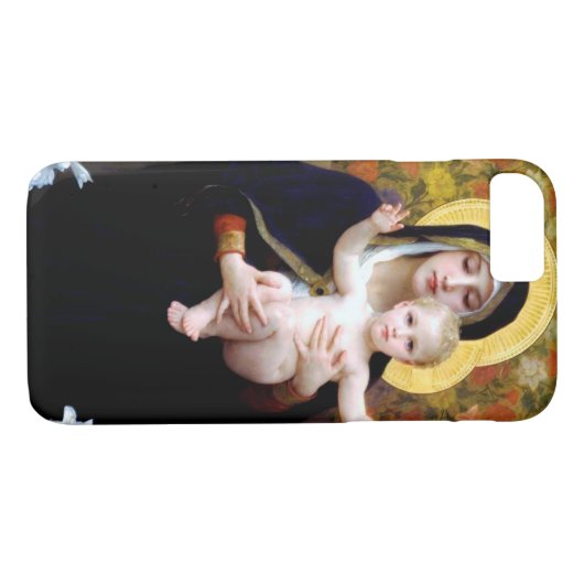 Die Jungfrau der Lily, Bouguereau Case-Mate iPhone Hülle (Rückseite (Horizontal))