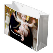 Die Jungfrau der Lily, Bouguereau Große Geschenktüte (Vorderseite Schrägansicht)