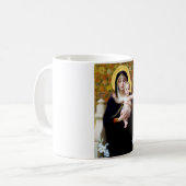 Die Jungfrau der Lily, Bouguereau Kaffeetasse (Vorderseite Links)