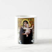 Die Jungfrau der Lily, Bouguereau Kaffeetasse (Mittel)