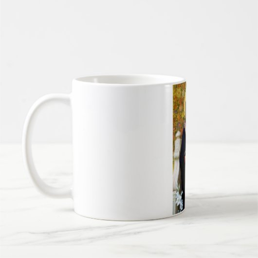Die Jungfrau der Lily, Bouguereau Kaffeetasse (Links)