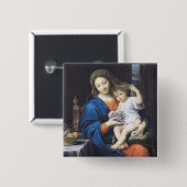 Die Jungfrau der Trauben, 1640-50 Button (Vorne & Hinten)