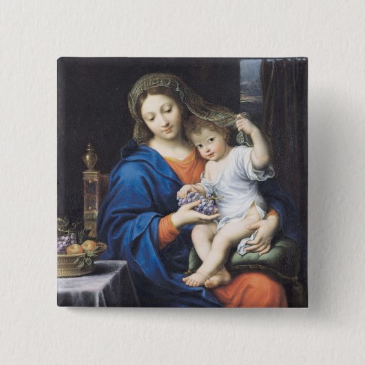 Die Jungfrau der Trauben, 1640-50 Button (Vorderseite)