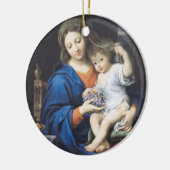 Die Jungfrau der Trauben, 1640-50 Keramikornament (Links)