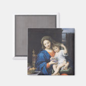 Die Jungfrau der Trauben, 1640-50 Magnet (Vorderseite/Rückseite)