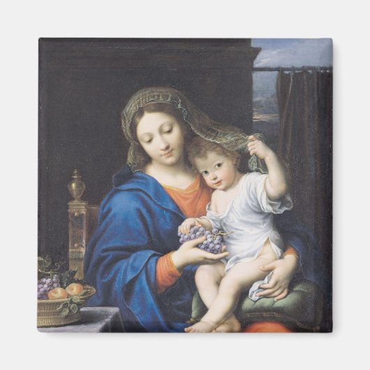 Die Jungfrau der Trauben, 1640-50 Magnet (Vorne)