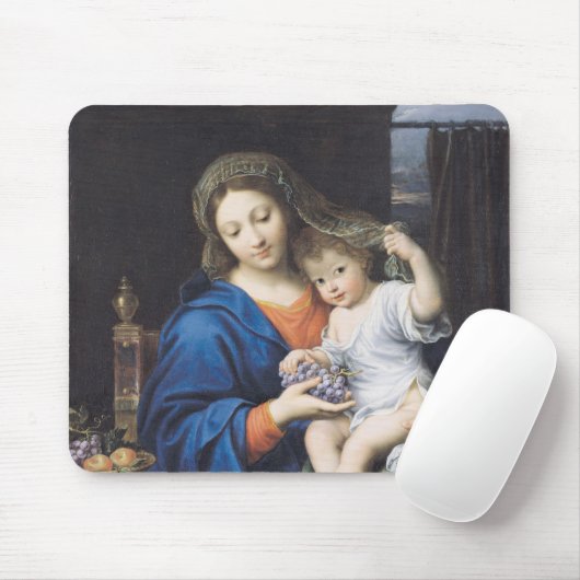 Die Jungfrau der Trauben, 1640-50 Mousepad (Mit Mouse)