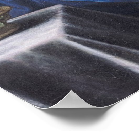 Die Jungfrau der Trauben, 1640-50 Poster (Ecke)