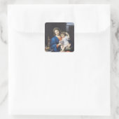 Die Jungfrau der Trauben, 1640-50 Quadratischer Aufkleber (Tasche)