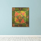 Die Jungfrau des brennenden Bush vom Berg Athos Leinwanddruck (Insitu (Holzboden))