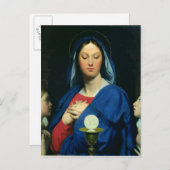 Die Jungfrau des Gastgebers, 1866 Postkarte (Vorne/Hinten)