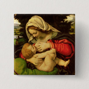 Die Jungfrau des grünen Kissens, 1507-10 Button