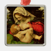 Die Jungfrau des grünen Kissens, 1507-10 Silbernes Ornament (Vorne)