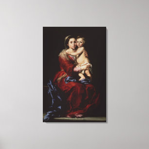 Die Jungfrau des Rosenbeetes, c.1650 Leinwanddruck