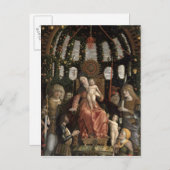 Die Jungfrau des Sieges oder die Madonna mit dem K Postkarte (Vorne/Hinten)