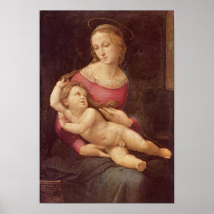 Die Jungfrau (Die Bridgewater Madonna) von Raphael Poster