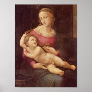 Die Jungfrau (Die Bridgewater Madonna) von Raphael Poster