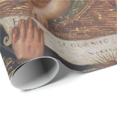 Die Jungfrau, die Christkind bewundert Geschenkpapier (Rolleneckpunkt)