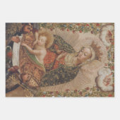 Die Jungfrau, die Christkind bewundert Geschenkpapier Set (Vorderseite)