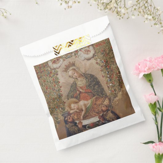 Die Jungfrau, die Christkind bewundert Geschenktütchen (Versiegelt)