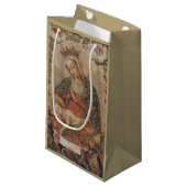 Die Jungfrau, die Christkind bewundert Kleine Geschenktüte (Vorderseite Schrägansicht)
