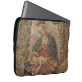 Die Jungfrau, die Christkind bewundert Laptopschutzhülle (Vorne Rechts)