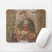 Die Jungfrau, die Christkind bewundert Mousepad (Mit Mouse)