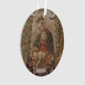 Die Jungfrau, die Christkind bewundert Ornament (Vorderseite)