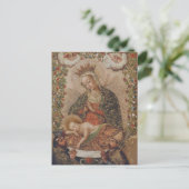 Die Jungfrau, die Christkind bewundert Postkarte (Stehend Vorderseite)