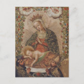 Die Jungfrau, die Christkind bewundert Postkarte (Vorderseite)