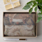 Die Jungfrau, die Christkind bewundert Seidenpapier (Geschenk)