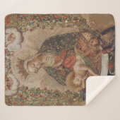 Die Jungfrau, die Christkind bewundert Sherpadecke (Vorderseite (Horizontal))