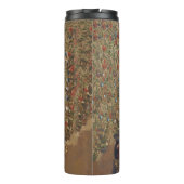 Die Jungfrau, die Christkind bewundert Thermosbecher (Rückseite)