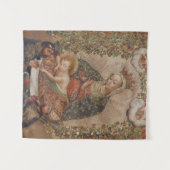 Die Jungfrau, die Christkind bewundert Wandteppich (Vorderseite (Horizontal))