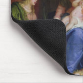 Die Jungfrau, die das Rosenbeet anbietet Mousepad (Ecke)