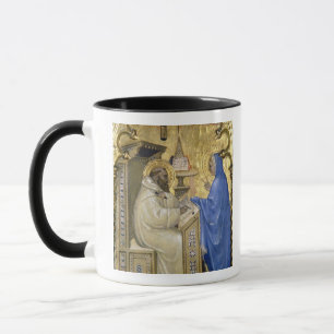 Die Jungfrau, die zu Bernhardiner, Detail von a Tasse