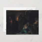 Die Jungfrau fällt, 1856 Postkarte (Vorne/Hinten)