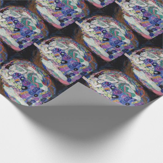 Die Jungfrau, Gustav Klimt Geschenkpapier (Ecke)
