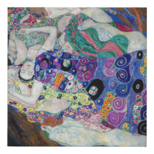 Die Jungfrau, Gustav Klimt Künstlicher Leinwanddruck