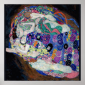 Die Jungfrau, Gustav Klimt Poster (Vorne)