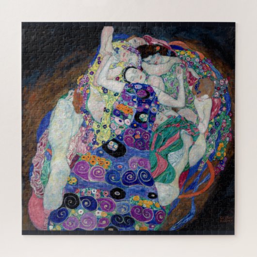 Die Jungfrau, Gustav Klimt Puzzle (Horizontal)