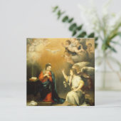 Die Jungfrau Holiday Card Karte (Stehend Vorderseite)
