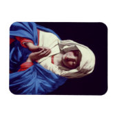 Die Jungfrau im Gebet, 1640-50 (Öl auf Leinwand) Magnet (Horizontal)