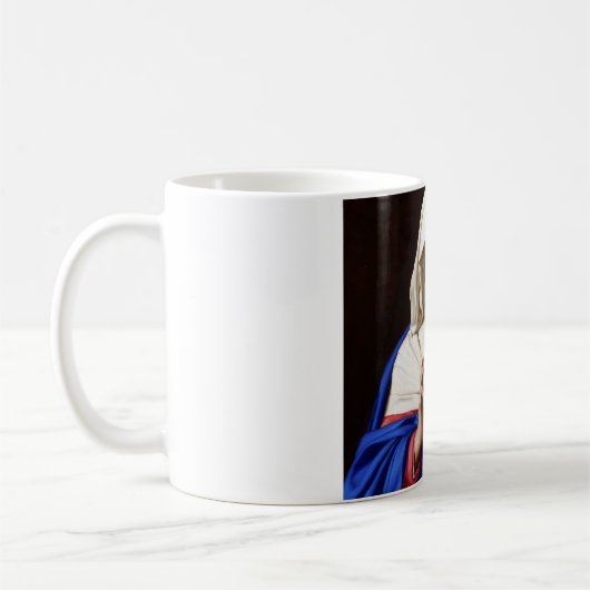 Die Jungfrau im Gebet, Sassoferrato Kaffeetasse (Links)
