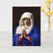 Die Jungfrau im Gebet, Sassoferrato Karte (Gelbe Blume)