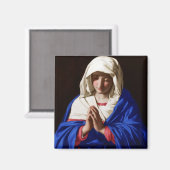 Die Jungfrau im Gebet, Sassoferrato Magnet (Vorderseite/Rückseite)